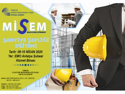 MİSEM KAPSAMINDA ŞUBEMİZDE YAPILMASI PLANLANAN EĞİTİMLER