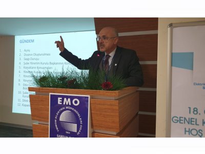 ELEKTRİK MÜHENDİSLERİ ODASI SAMSUN ŞUBESİ 18. OLAĞAN GENEL KURULU  VE SEÇİMLERİ GERÇEKLEŞTİRİLDİ