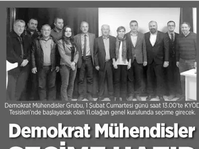 DEMOKRAT KOCAELİ : DEMOKRAT MÜHENDİSLER SEÇİME HAZIR