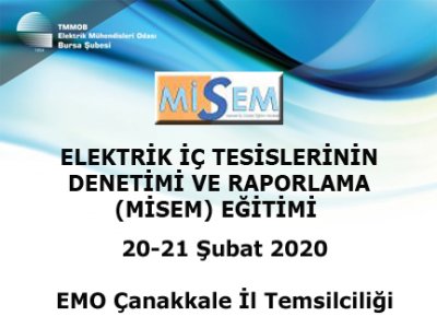 ELEKTRİK İÇ TESİSLERİNİN DENETİMİ VE RAPORLAMA (MİSEM) EĞİTİMİ