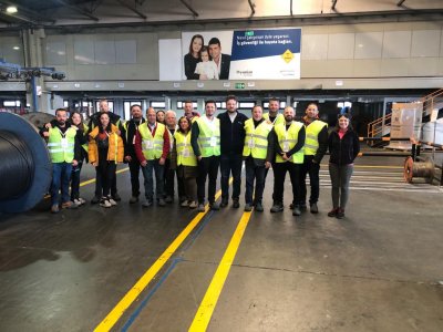 KIBRIS EMO ÜYELERİ İLE BİRLİKTE  PRYSMIAN GROUP FABRİKASINA TEKNİK GEZİ DÜZENLENDİ