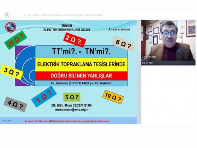 TT Mİ - TN Mİ? ELEKTRİK TOPRAKLAMA TESİSLERİNDE DOĞRU BİLİNEN YANLIŞLAR KONULU WEBINAR DÜZENLENDİ