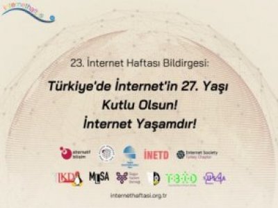 TÜRKİYEDE İNTERNETİN 27. YAŞI KUTLU OLSUN!