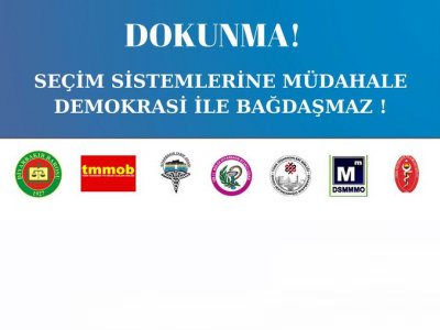 DİYARBAKIR MESLEK ODALARINDAN ORTAK AÇIKLAMA SEÇİM SİSTEMLERİNE MÜDAHALE DEMOKRASİ İLE BAĞDAŞMAZ!