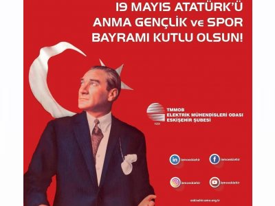 19 MAYIS ATATÜRK`Ü ANMA, GENÇLİK VE SPOR BAYRAMI KUTLU OLSUN!
