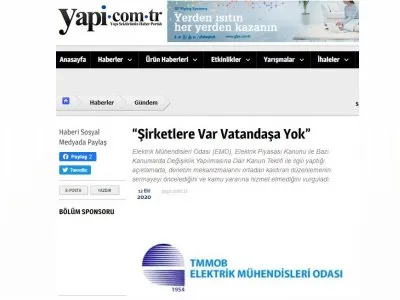 ŞİRKETLERE VAR VATANDAŞA YOK (YAPİ.COM.TR)