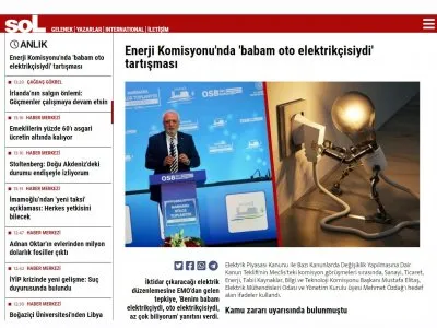 ENERJİ KOMİSYONU`NDA `BABAM OTO ELEKTRİKÇİSİYDİ` TARTIŞMASI (SOL.ORG.TR)