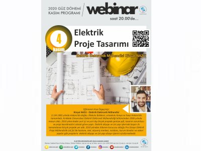 ELEKTRİK PROJE TASARIMI BAŞLIKLI WEBINAR DÜZENLENECEK