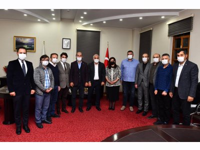 TRABZON BÜYÜKŞEHİR BELEDİYE BAŞKANI MURAT ZORLUOĞLU TMMOB İL KOORDİNASYON KURULU İLE BİR ARAYA GELDİ.