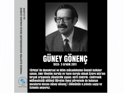 HEP ARANIZDA OLACAĞIMGÜNEY GÖNENÇİ SAYGI VE ÖZLEMLE ANIYORUZ
