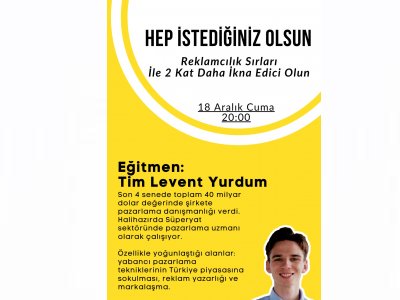 WEBİNAR DUYURUSU!
