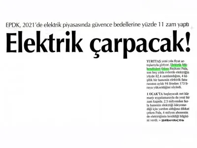 FATURA YÜZDE 82.4 ARTTI (CUMHURİYET)