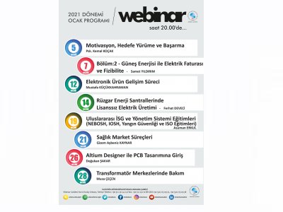 ALTİUM DESİGNER İLE PCB TASARIMINA GİRİŞ WEBİNARI DÜZENLENECEK