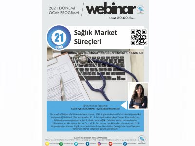 SAĞLIK MARKET SÜREÇLERİ BAŞLIKLI WEBINAR DÜZENLENECEK
