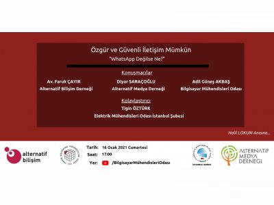 ÖZGÜR VE GÜVENLİ İLETİŞİM MÜMKÜN `WHATSAPP DEĞİLSE NE?`