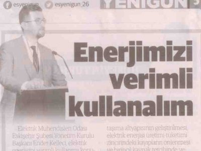 `ENERJİMİZİ VERİMLİ KULLANALIM`