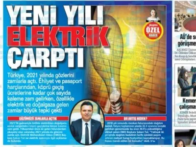 YENİ YILI ELEKTRİK ÇARPTI (ANTALYA EKSPRES-05.01.2021)