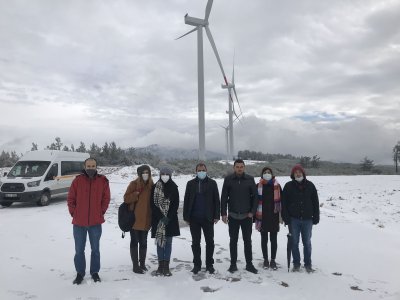 RÜZGAR ENERJİSİ SANTRALİNE TEKNİK GEZİLER BAŞLADI