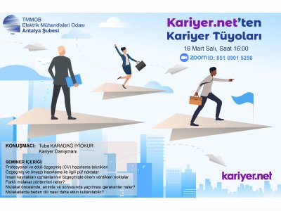 WEBİNAR: `KARİYER.NET`TEN KARİYER TÜYOLARI`