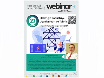 ELEKTRİĞİN ENDÜSTRİYEL UYGULAMASI VE TAHRİK BAŞLIKLI WEBINAR DÜZENLENECEK