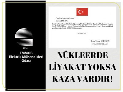 NÜKLEERDE LİYAKAT YOKSA KAZA VARDIR!