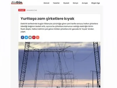 YURTTAŞA ZAM ŞİRKETLERE KIYAK (BİRGUN.NET)