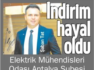 İNDİRİM HAYAL OLDU (AKDENİZ MANŞET-07.04.2021)