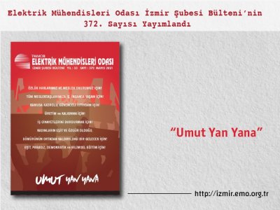 372. SAYI : <B>1 MAYIS #UMUTYANYANA</B>