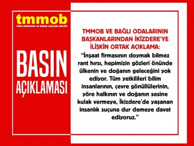 İKİZDEREDEKİ DOĞA KATLİAMI DURDURULSUN!