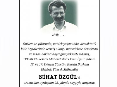 NİHAT ÖZGÜL`Ü ANIYORUZ