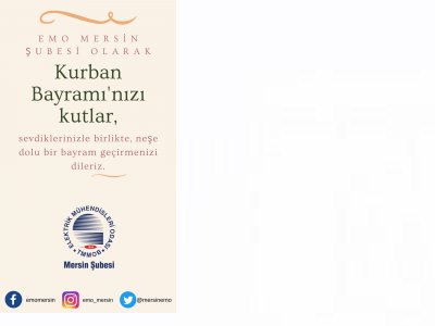 KURBAN BAYRAMINIZ KUTLU OLSUN