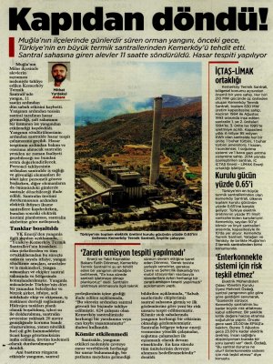 KAPIDAN DÖNDÜ! (MİLLİYET)
