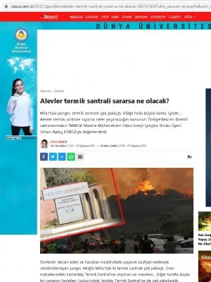 ALEVLER TERMİK SANTRALİ SARARSA NE OLACAK? (SÖZCÜ)