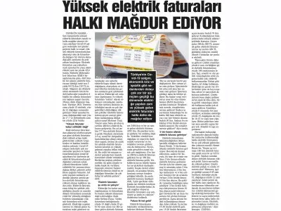 YÜKSEK ELEKTRİK FATURALARI HALKI MAĞDUR EDİYOR (DİYARBAKIR YENİGÜN)