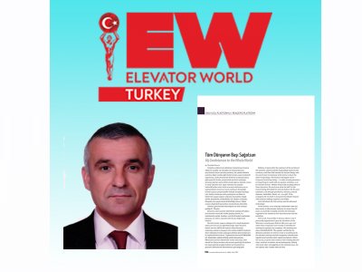 EMO ANKARA ŞUBESİ YÖNETİM KURULU SAYMAN ÜYESİ MUSTAFA MUMCUNUN ELEVATOR WORLD TURKEY DERGİSİNDE MAKALESİ YAYINLANDI