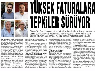YÜKSEK FATURALARA TEPKİLER SÜRÜYOR (BATMAN REHBER)