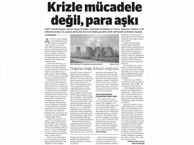 KRİZLE MÜCADELE DEĞİL, PARA AŞKI (KARL MATHİESEN- BİRGÜN)