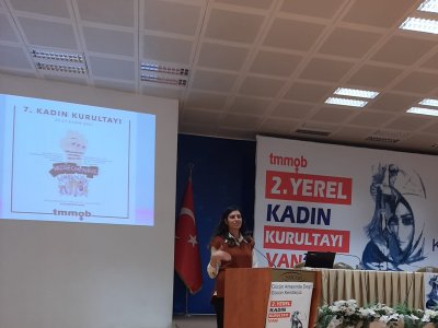 TMMOB VAN 2.YEREL KADIN KURULTAYI DÜZENLENDİ.
