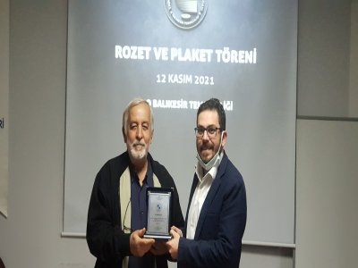 EMO BALIKESİR İL TEMSİLCİLİĞİMİZDE ROZET  VE PLAKET TÖRENİ DÜZENLENDİ