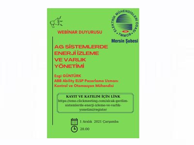WEBİNAR DUYURUSU