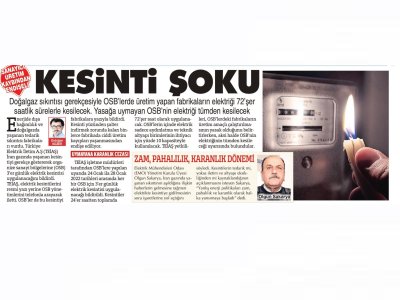 KESİNTİ ŞOKU (SÖZCÜ)