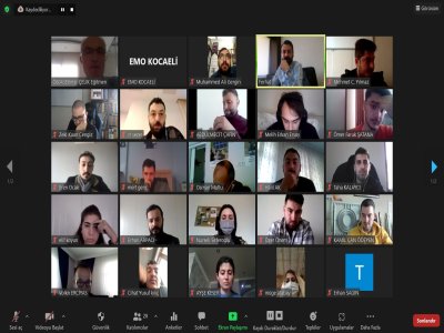 ELEKTRİK SMM EĞİTİMİ ONLİNE DÜZENLENDİ