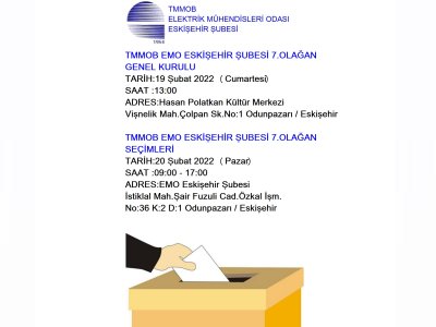 TMMOB EMO ESKİŞEHİR ŞUBESİ 7.OLAĞAN GENEL KURULU
