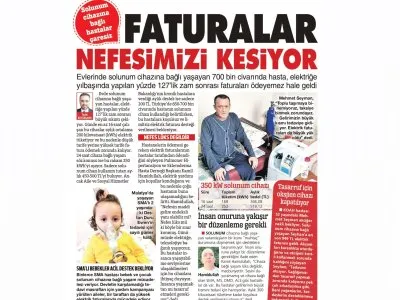 ELEKTRİK ZAMMI NEFES KESİYOR (SÖZCÜ)