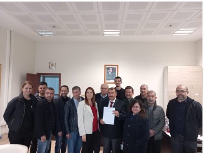 12.DÖNEM ŞUBE YÖNETİM KURULUMUZ MAZBATASINI ALDI.