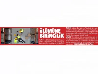 ÖLÜMÜNE BİRİNCİLİK (ANTALYA YÜZYÜZE - 03.03.2022)