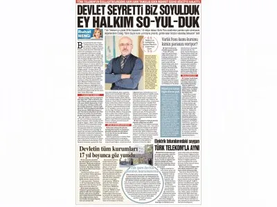 DEVLET SEYRETTİ BİZ SOYULDUK EY HALKIM SO-YUL-DUK (RUHAT MENGİ/ SÖZCÜ)