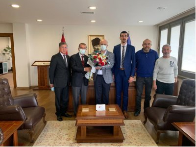 MERSİN ÜNİVERSİTESİ REKTÖRÜNE ZİYARET