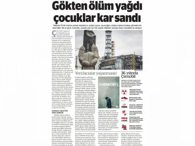 GÖKTEN ÖLÜM YAĞDI ÇOCUKLAR KAR SANDI (BİRGÜN)