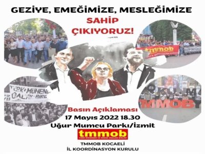 GEZİYE, EMEĞİMİZE, MESLEĞİMİZE SAHİP ÇIKIYORUZ!